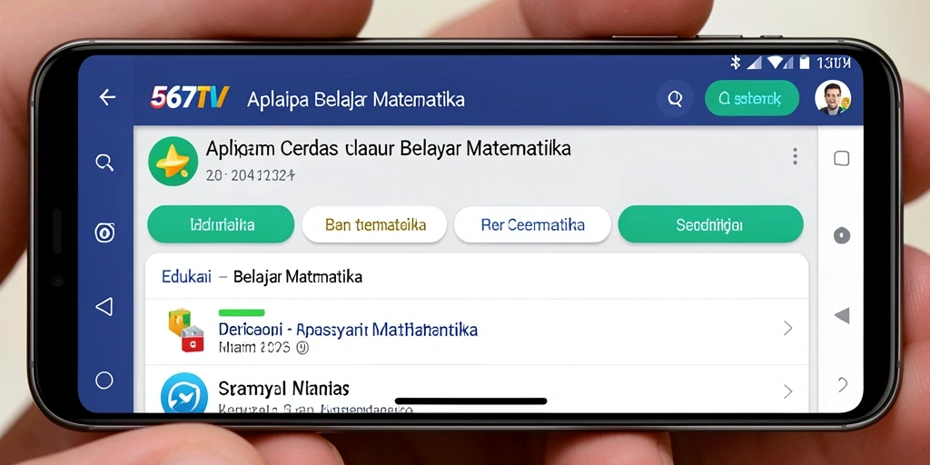 Tampilan antarmuka 567TV yang menarik dan interaktif.